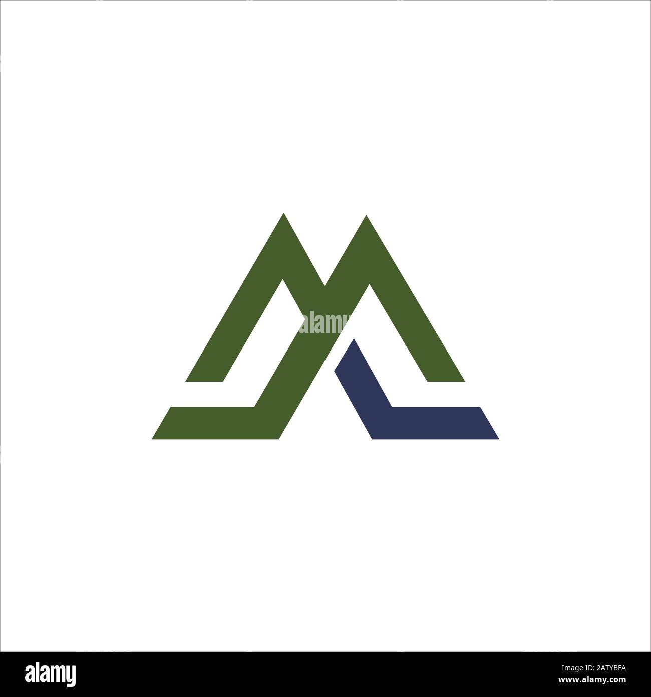 Initial letter m logo design template Stock Vector Image & Art - Alamy