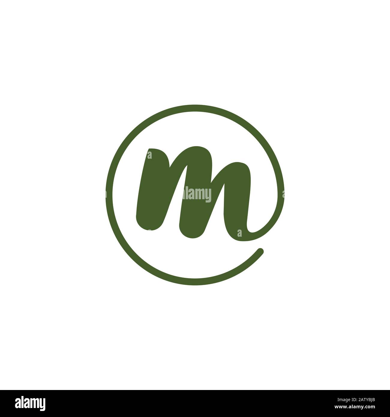 Initial letter m logo design template Stock Vector Image & Art - Alamy