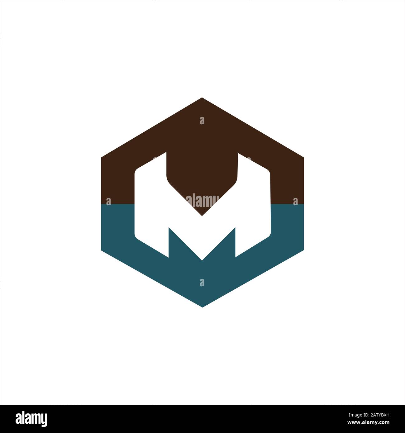 Initial letter m logo design template Stock Vector Image & Art - Alamy