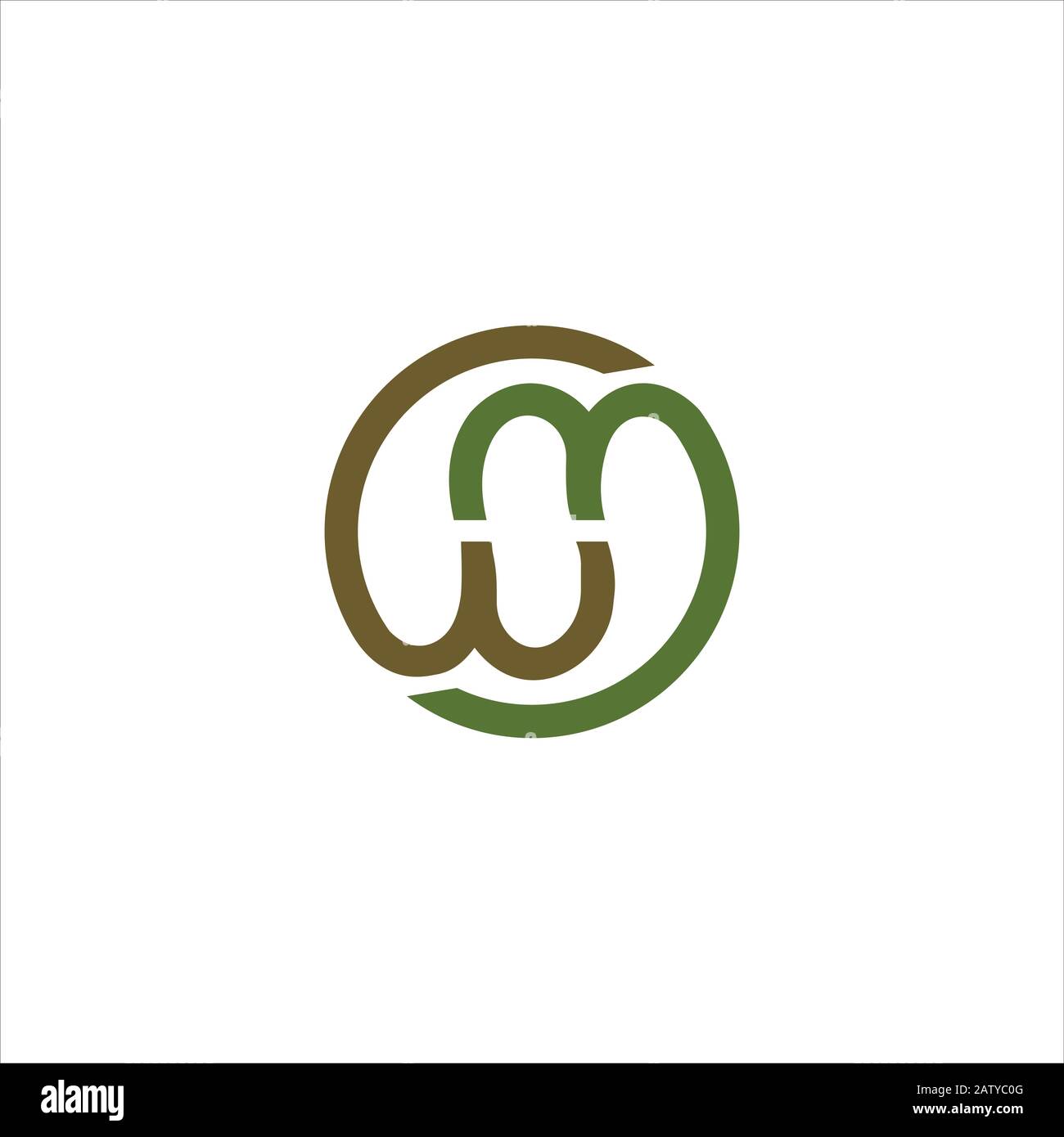 Initial letter m logo design template Stock Vector Image & Art - Alamy