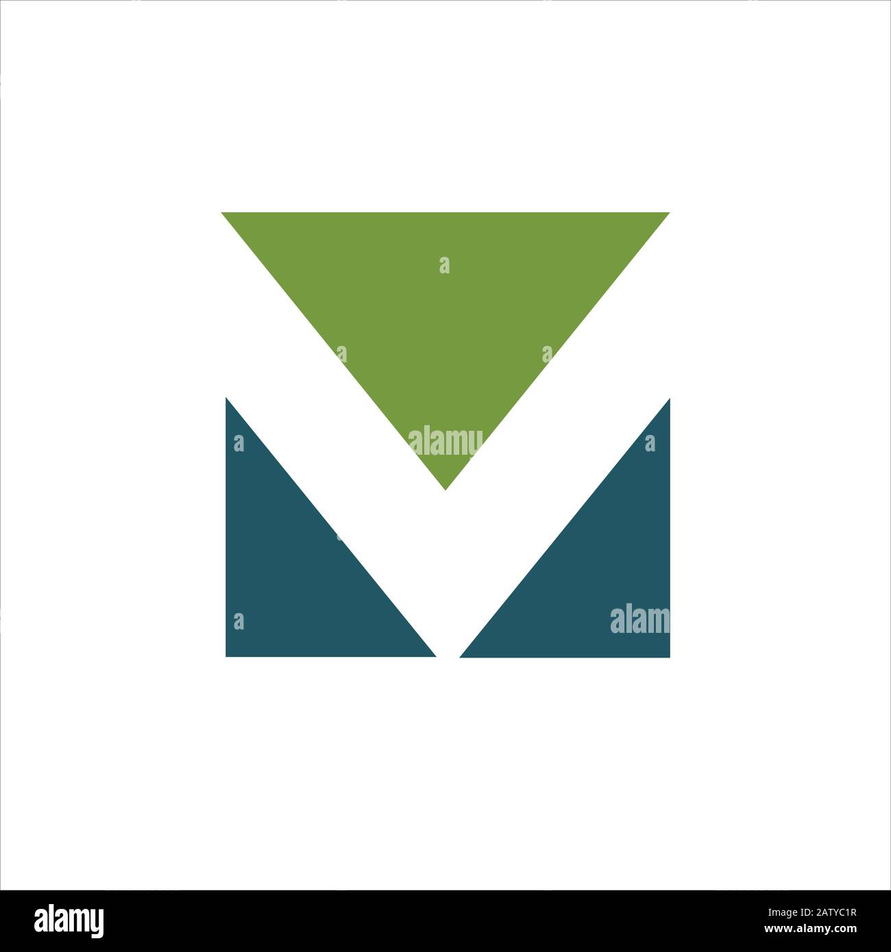 Initial letter m logo design template Stock Vector Image & Art - Alamy