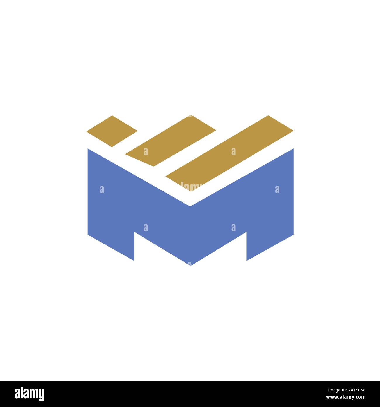 Initial letter m logo design template Stock Vector Image & Art - Alamy