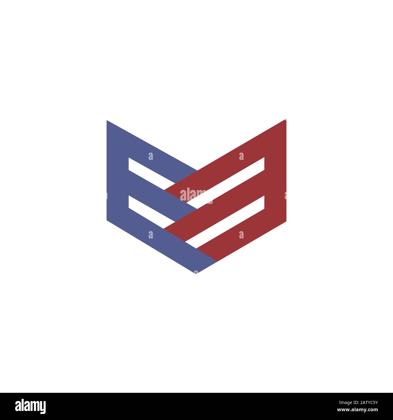 Initial letter m logo design template Stock Vector Image & Art - Alamy