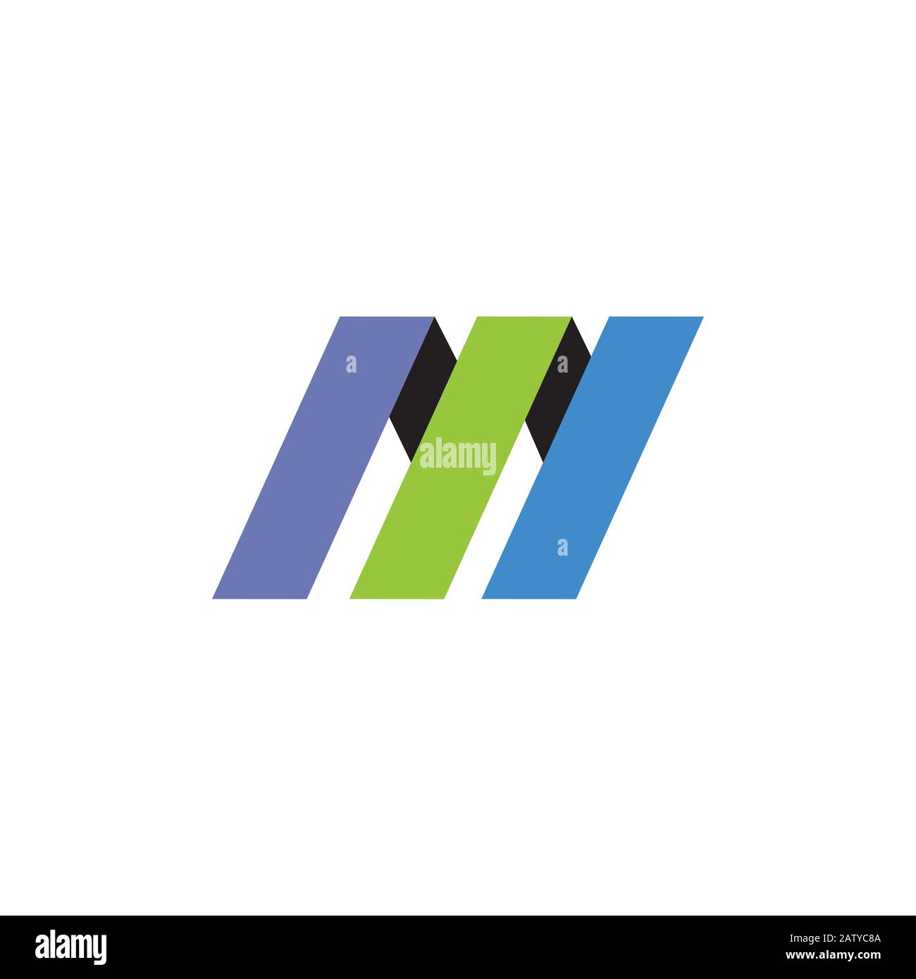Initial letter m logo design template Stock Vector Image & Art - Alamy