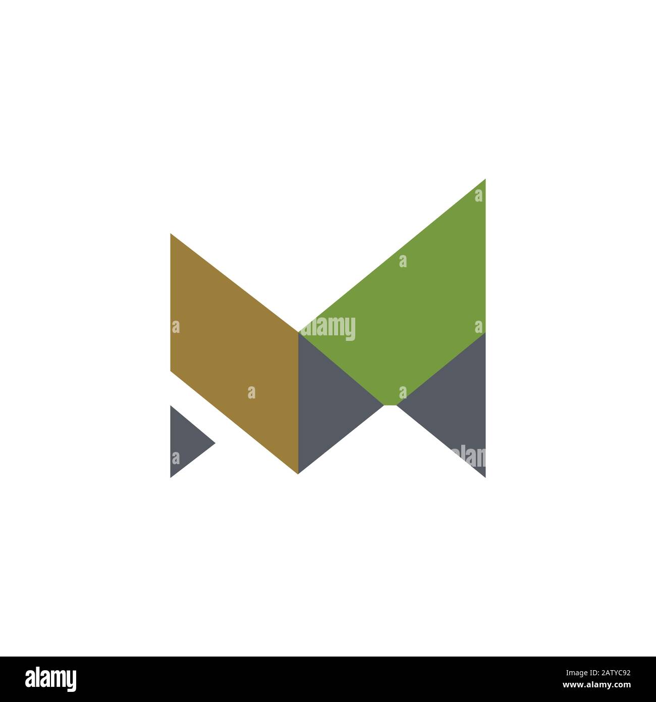 Initial letter m logo design template Stock Vector Image & Art - Alamy