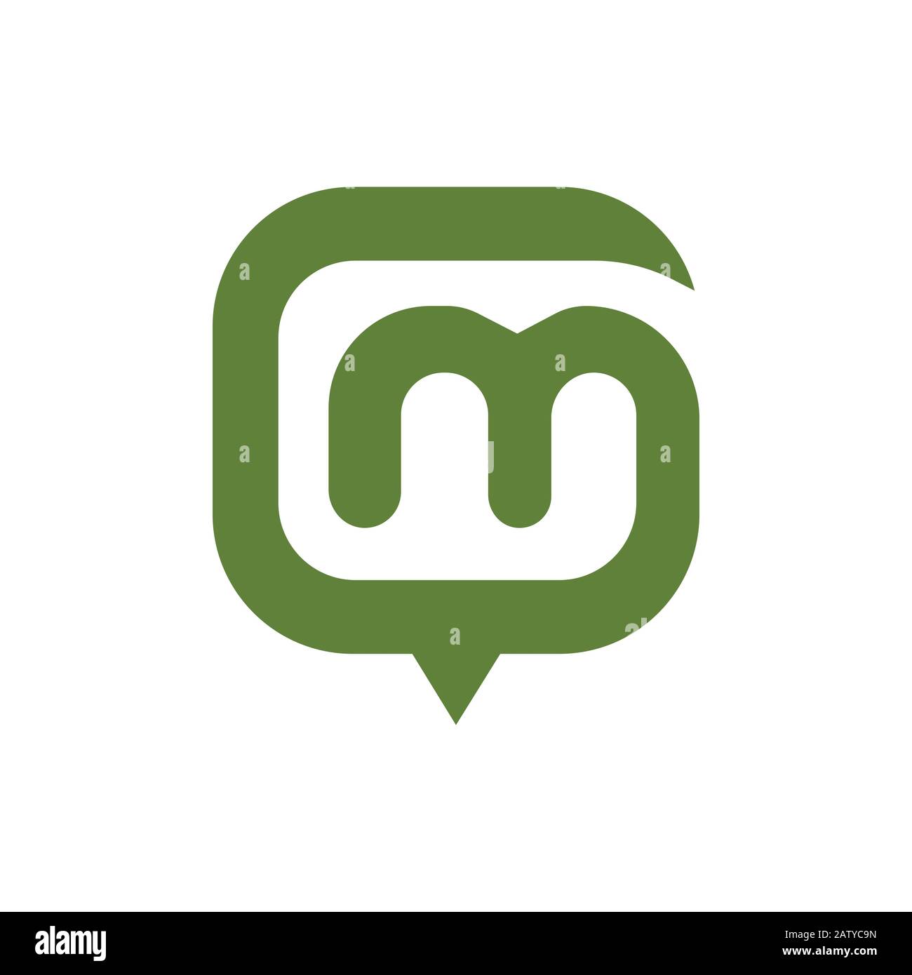 Initial letter m logo design template Stock Vector Image & Art - Alamy