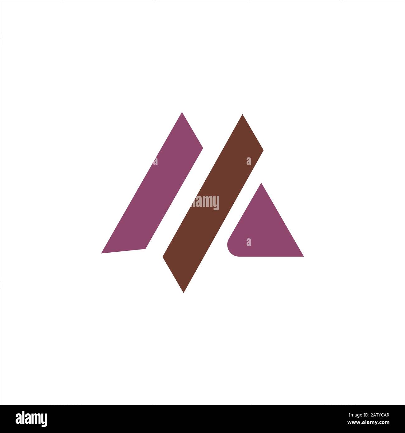 Initial letter m logo design template Stock Vector Image & Art - Alamy