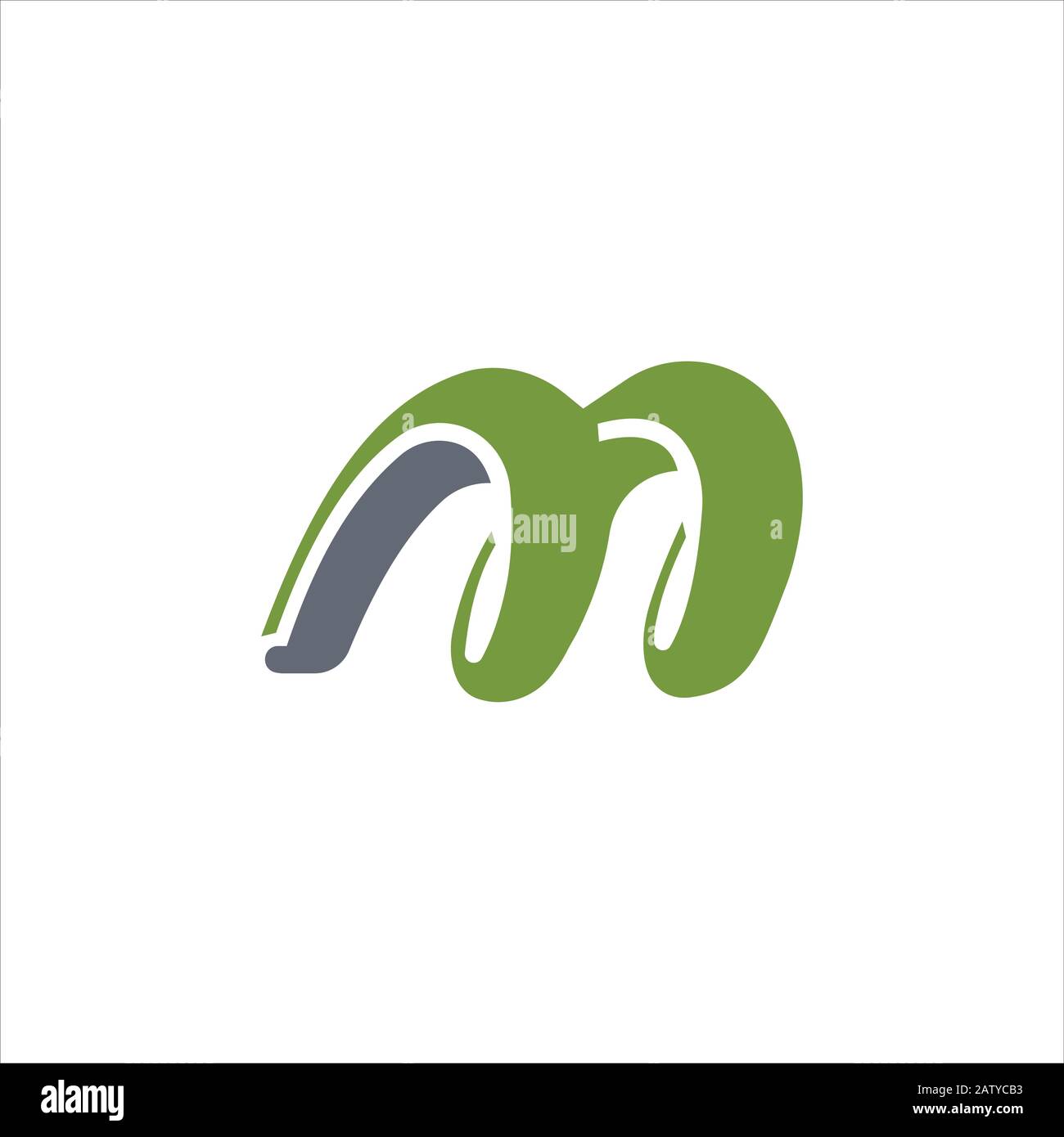 Initial letter m logo design template Stock Vector Image & Art - Alamy