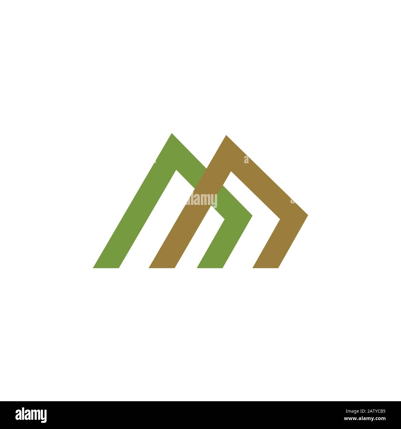 Initial letter m logo design template Stock Vector Image & Art - Alamy