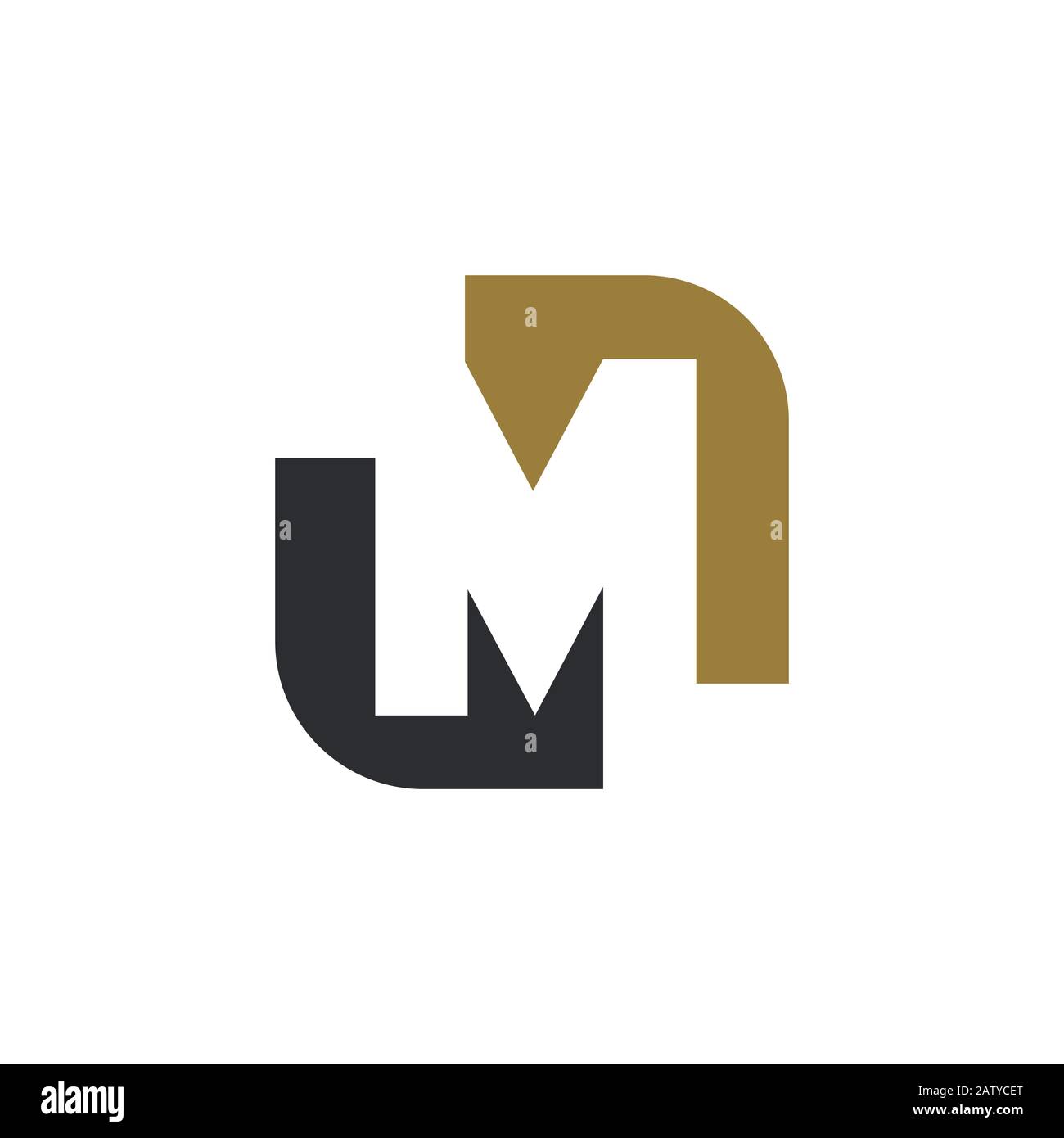 Initial letter m logo design template Stock Vector Image & Art - Alamy