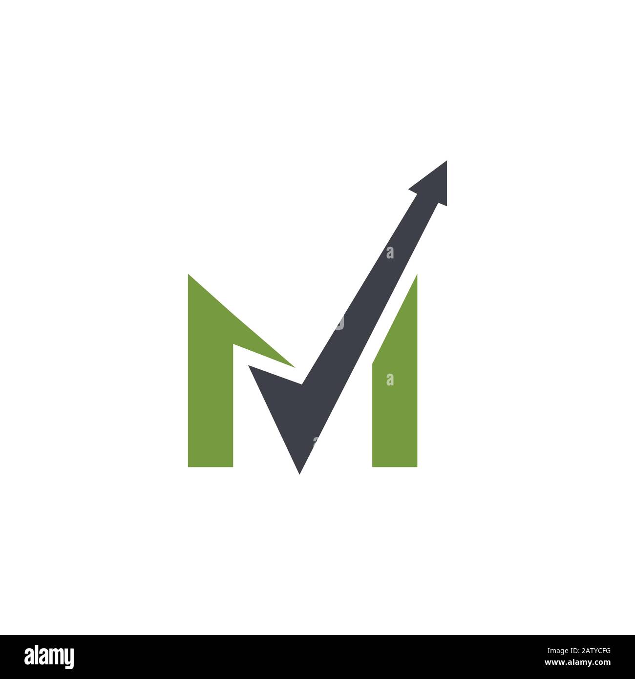 Initial letter m logo design template Stock Vector Image & Art - Alamy
