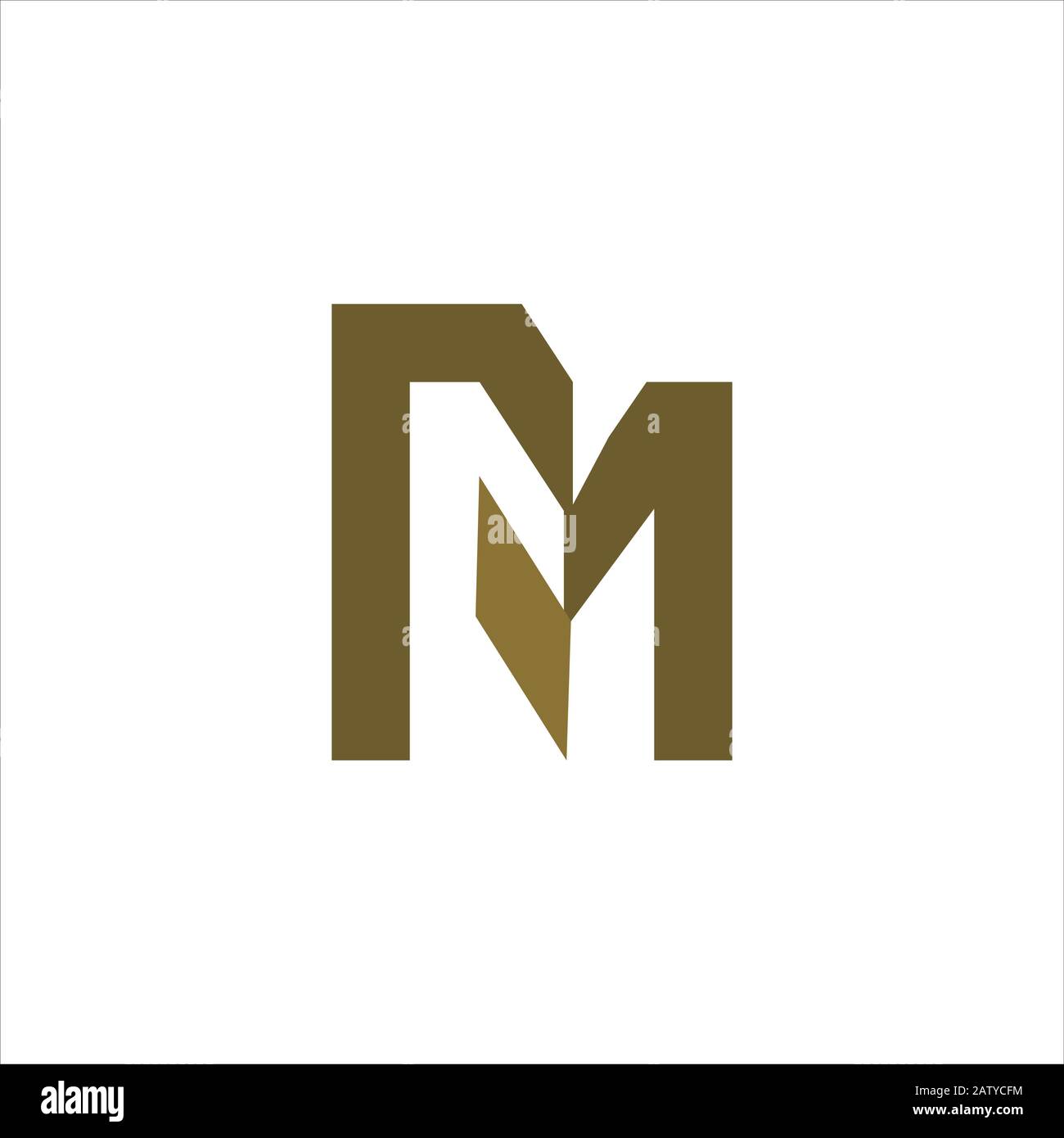 Initial letter m logo design template Stock Vector Image & Art - Alamy
