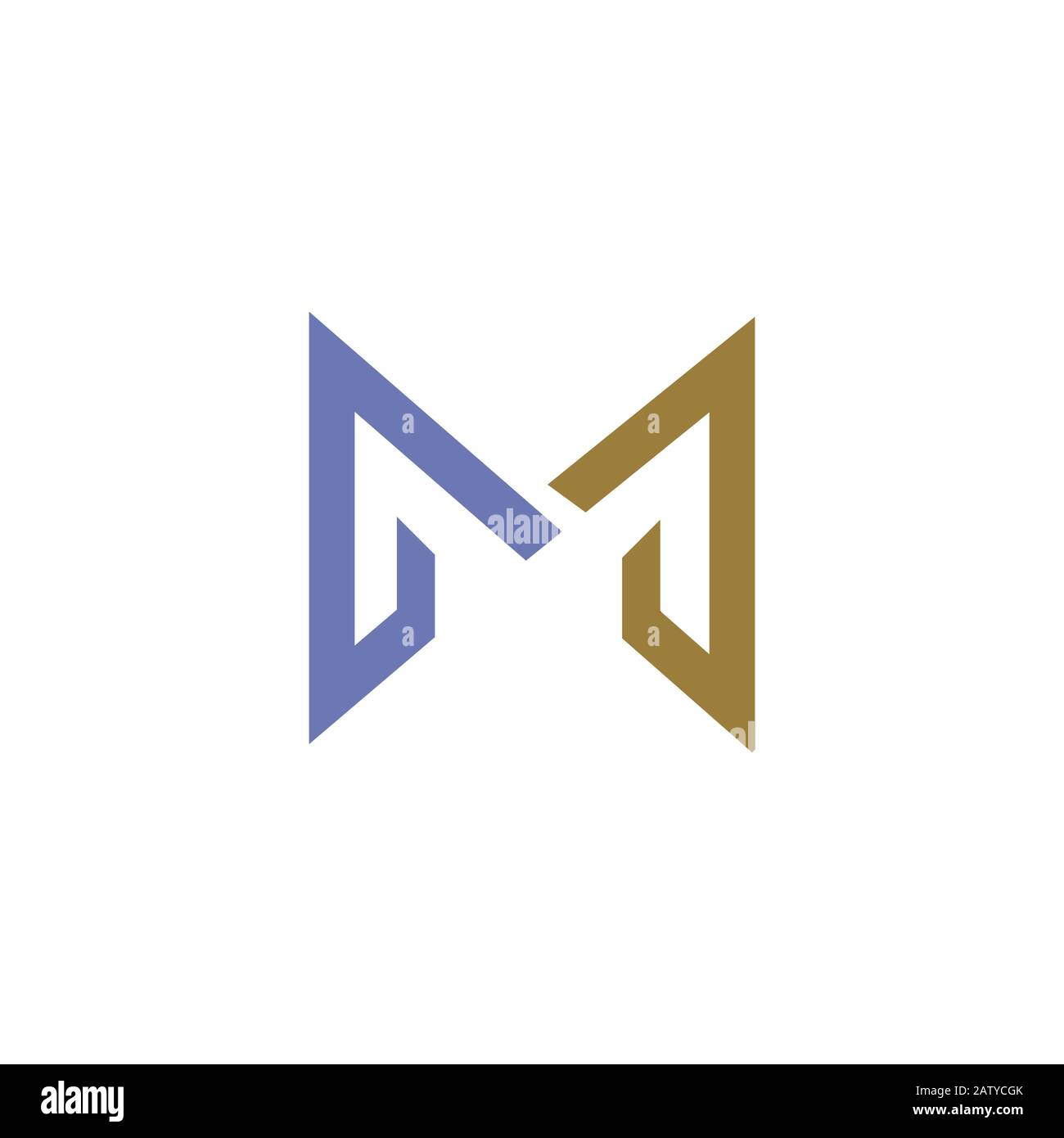 Initial letter m logo design template Stock Vector Image & Art - Alamy