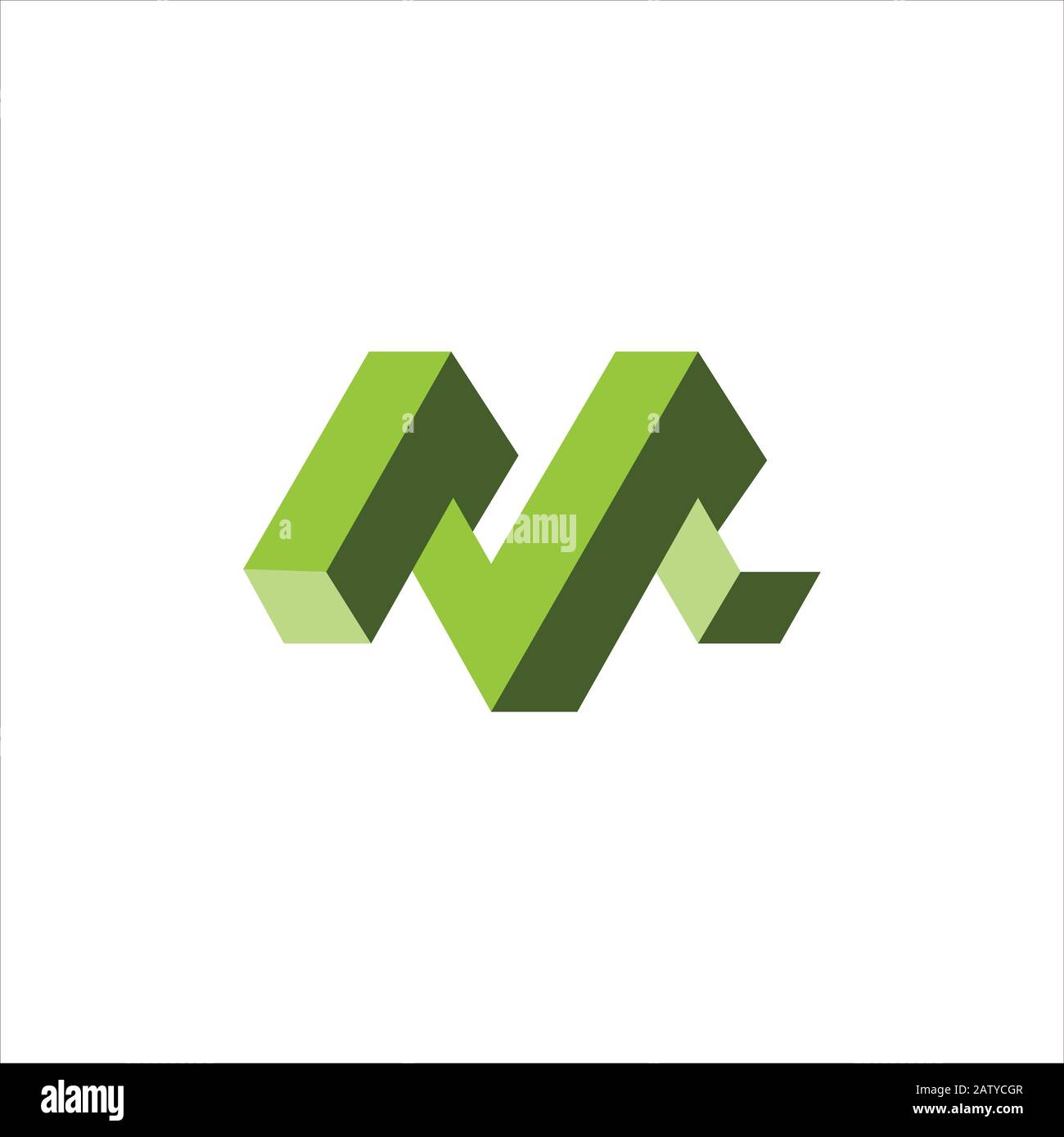 Initial letter m logo design template Stock Vector Image & Art - Alamy