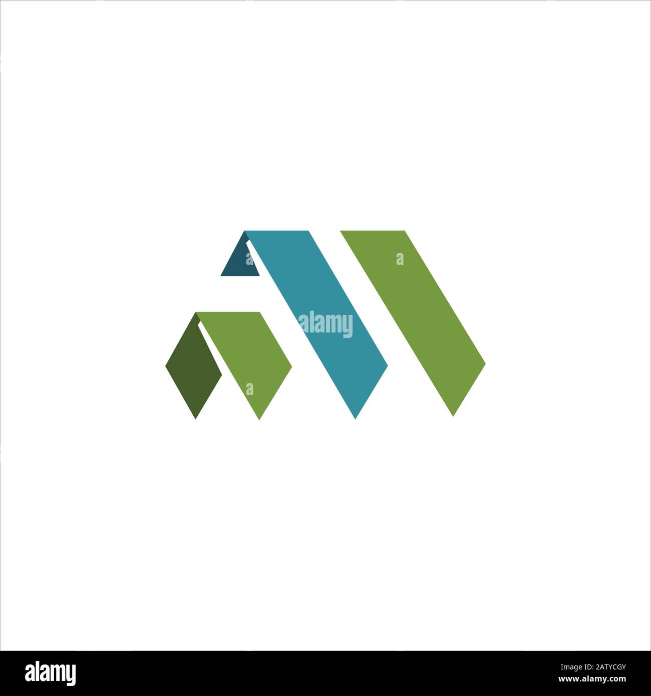 Initial letter m logo design template Stock Vector Image & Art - Alamy