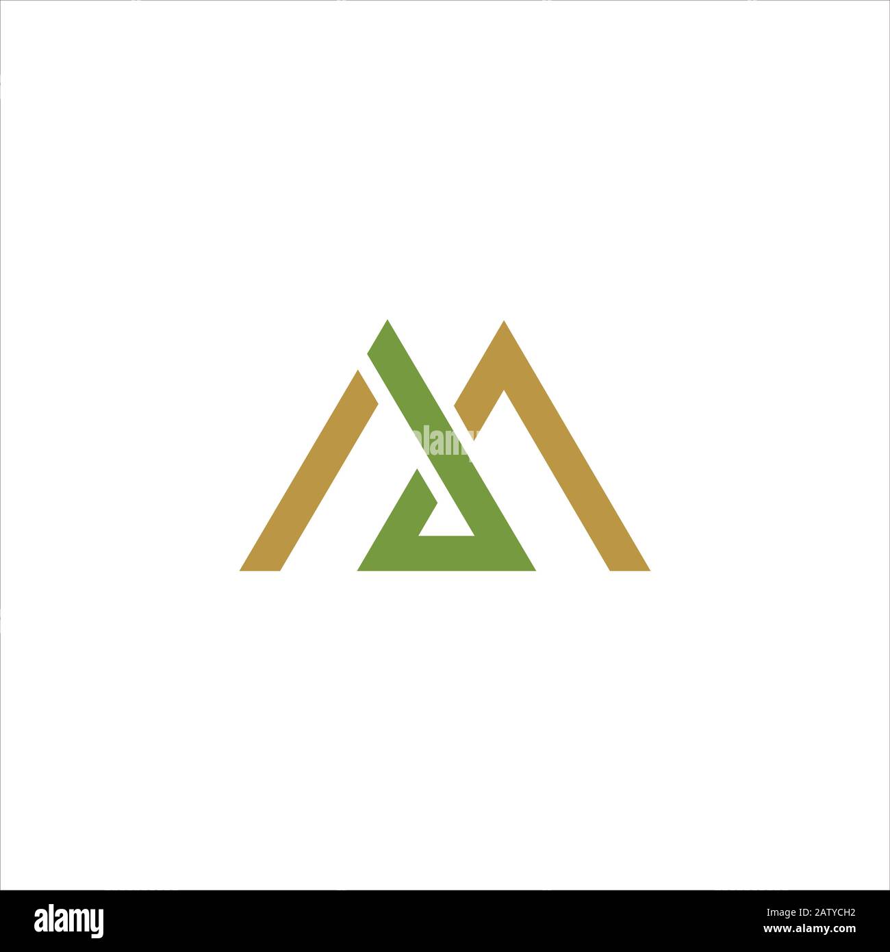 Initial letter m logo design template Stock Vector Image & Art - Alamy