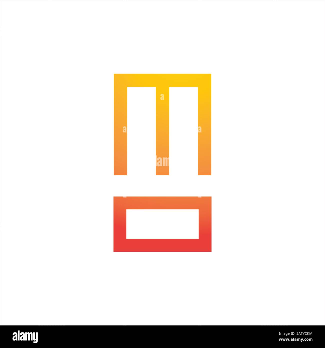 Initial letter m logo design template Stock Vector Image & Art - Alamy