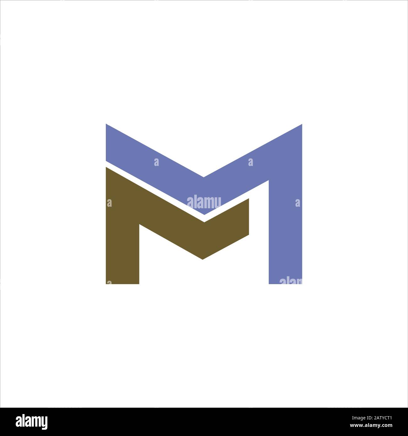 Initial letter m logo design template Stock Vector Image & Art - Alamy