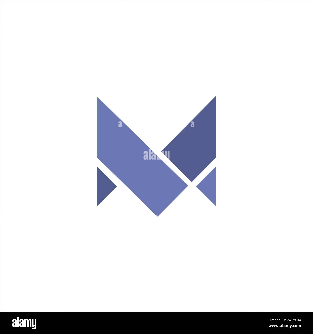 Initial letter m logo design template Stock Vector Image & Art - Alamy