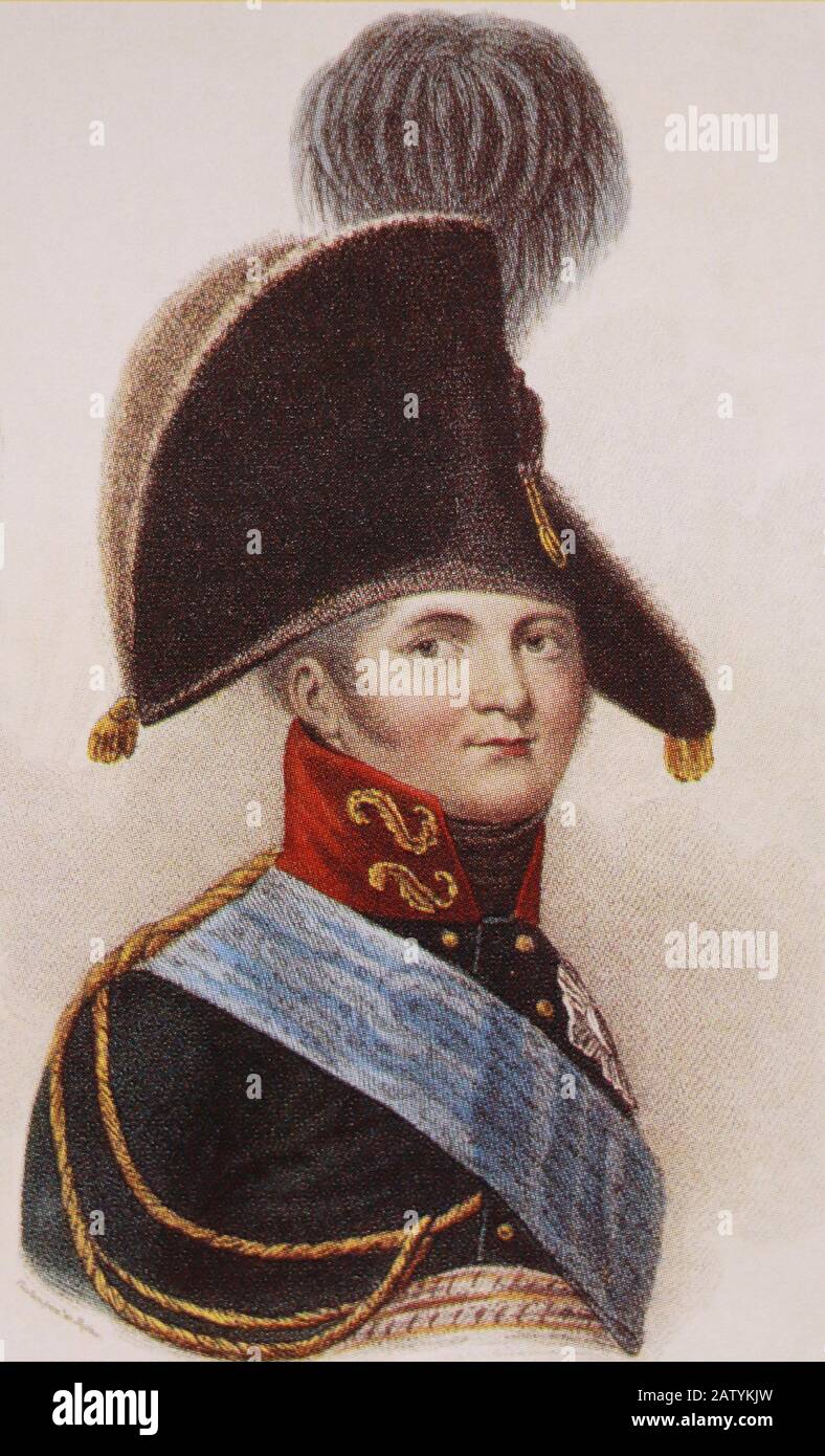 Russian Emperor Alexander I. Painting by D. Godby, 19th Century Stock Photo Alamy