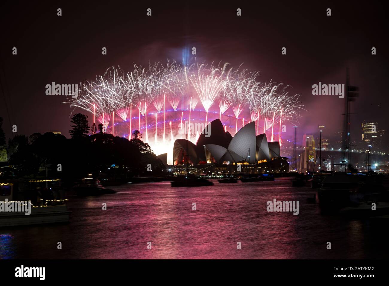 New Years Eve fireworks display, Sydney, Australia 31 December 2019