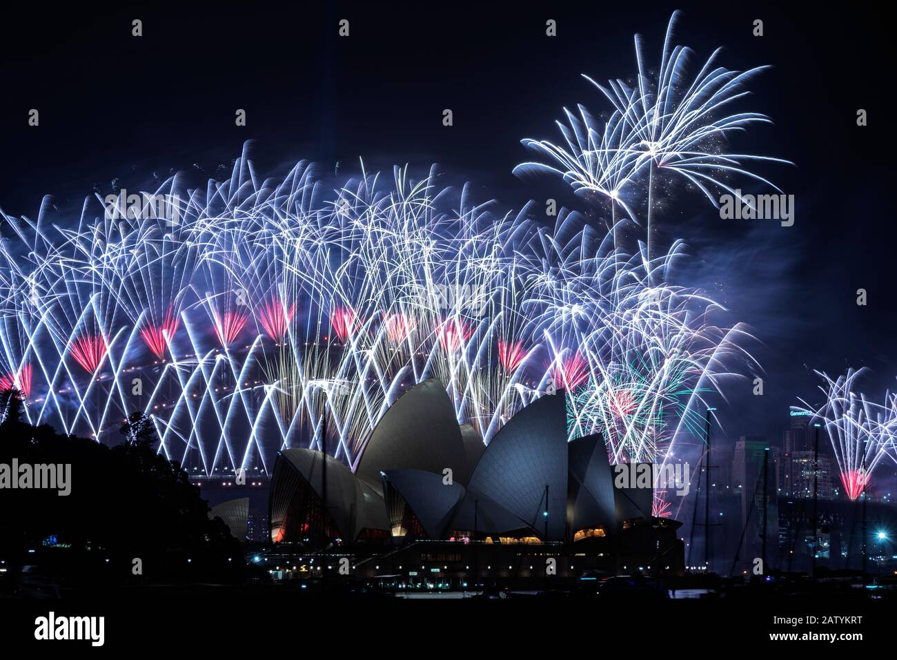 New Years Eve fireworks display, Sydney, Australia 31 December 2019