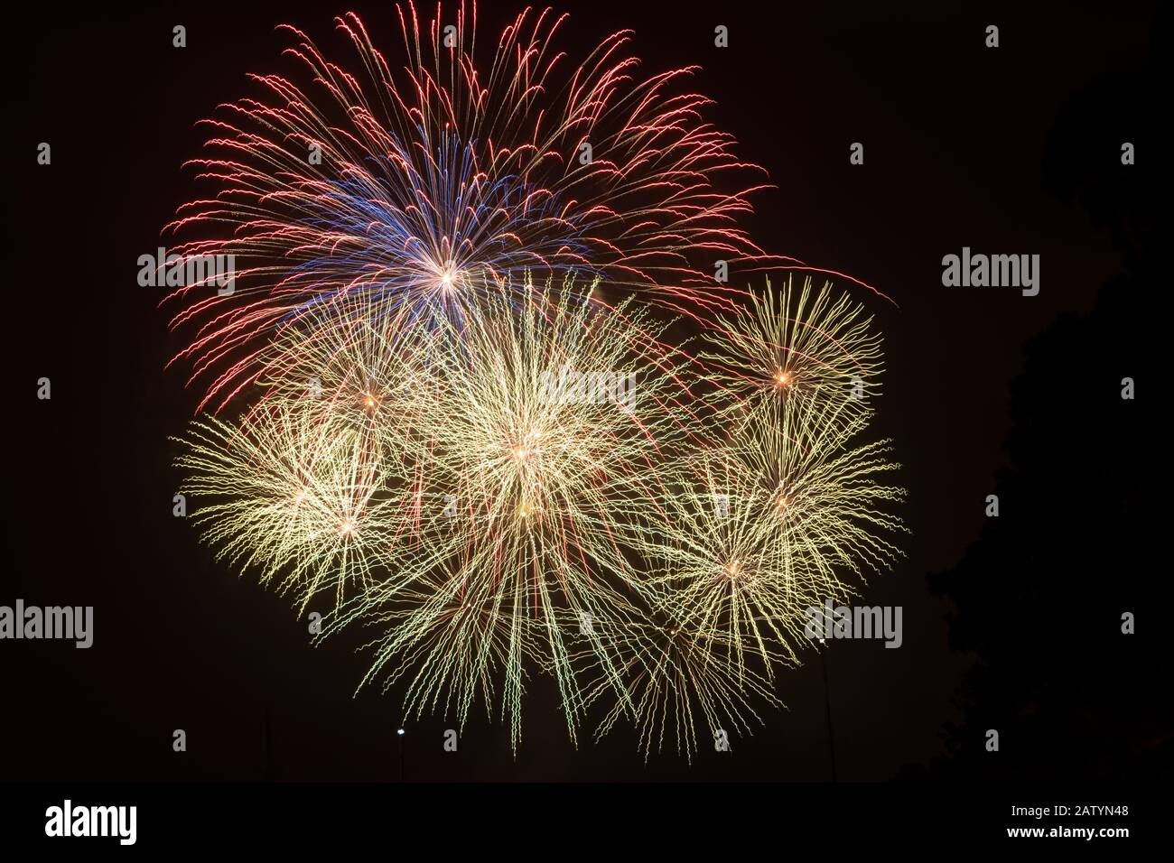 New Years Eve fireworks display, Sydney, Australia 31 December 2019 Stock Photo