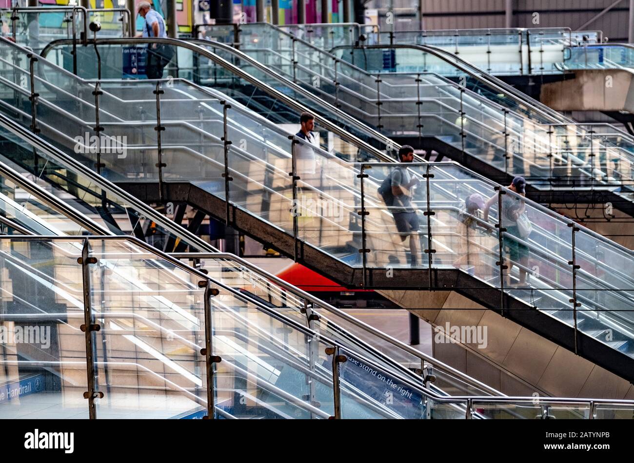 Leeds Train Station Stock Photo