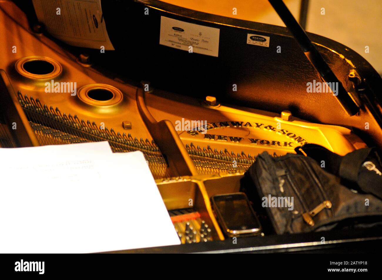 A Steinway piano Stock Photo