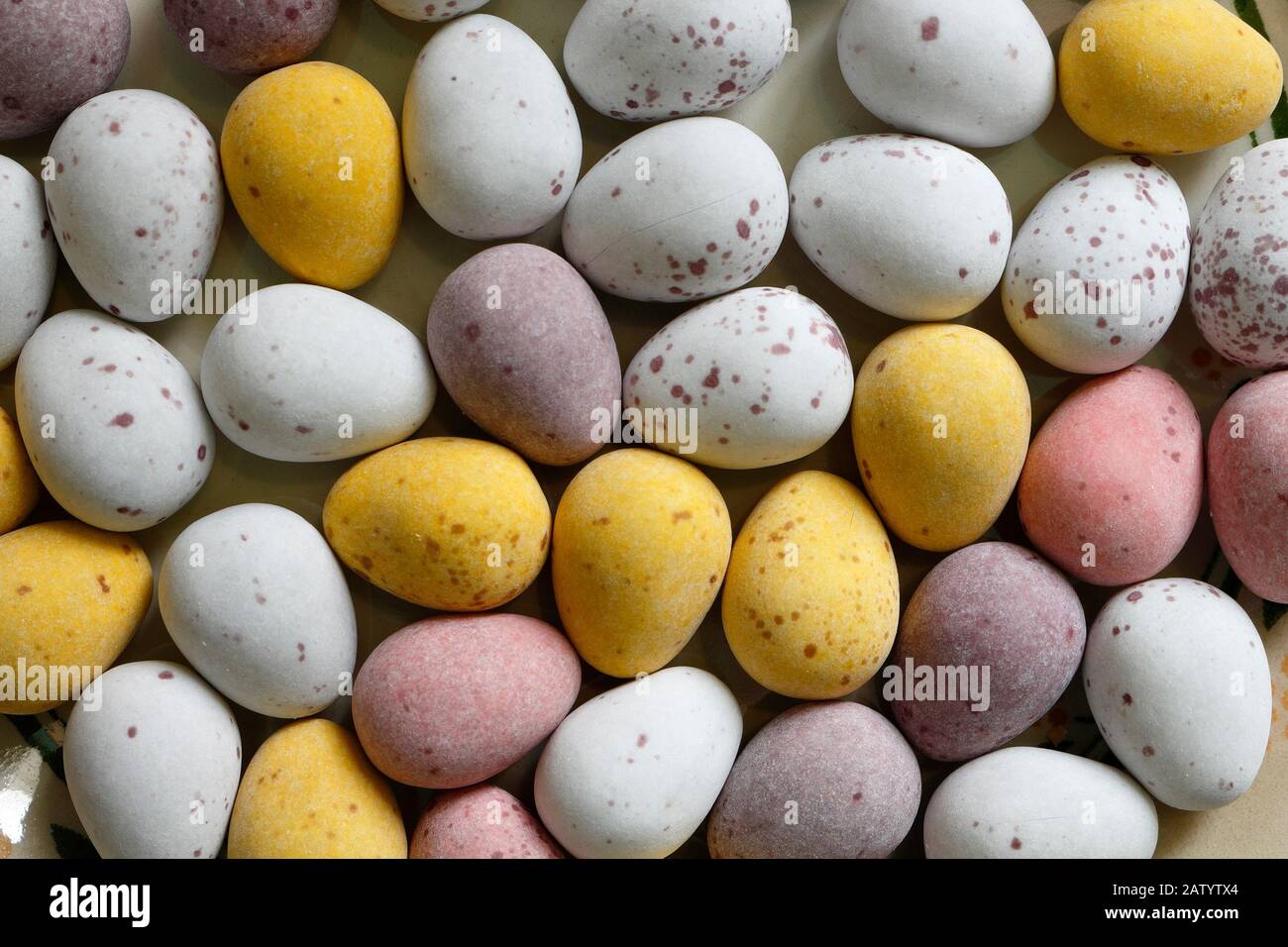 Cadburys Mini Eggs, Chocolate Easter Eggs Stock Photo