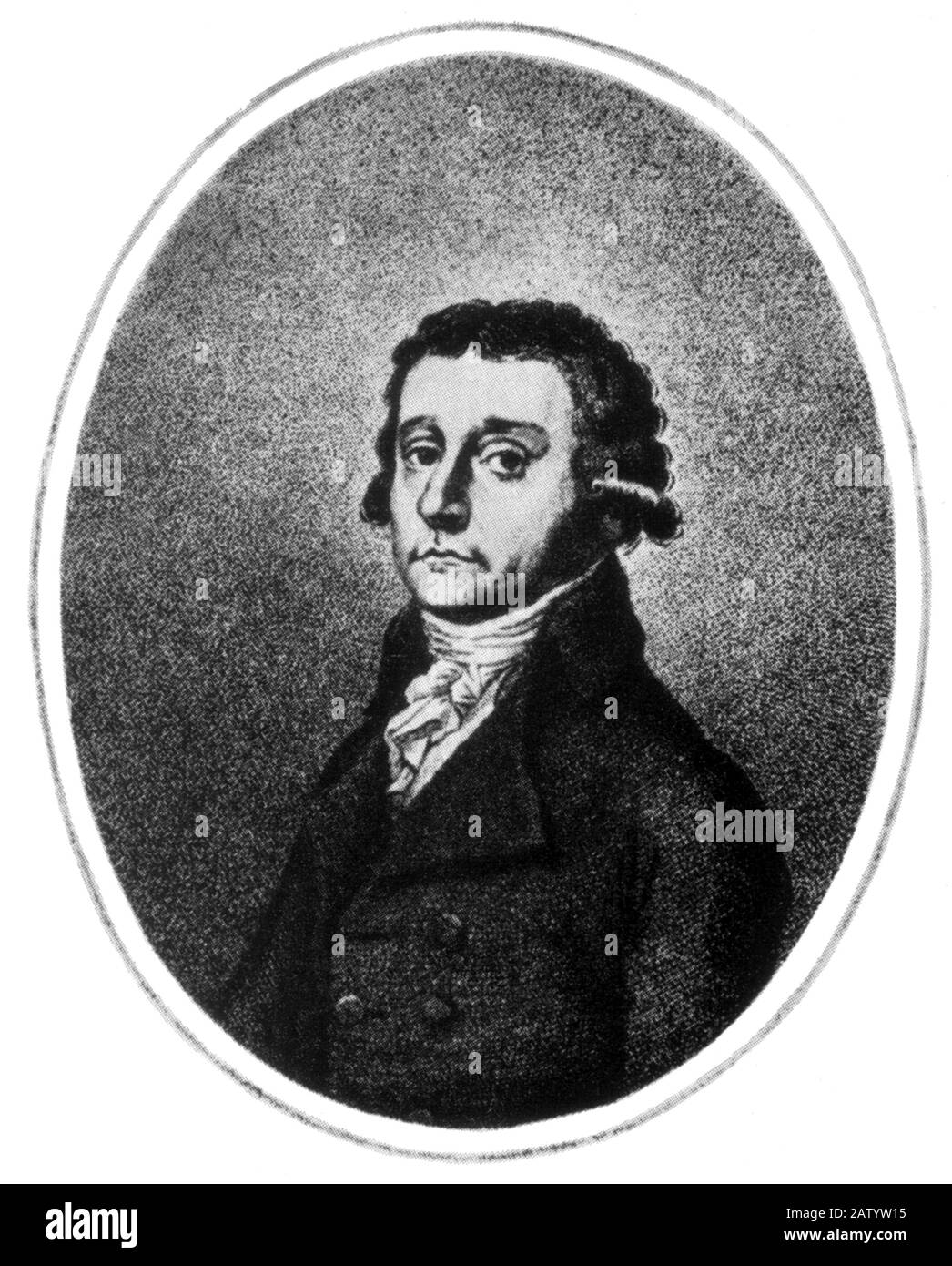 The italian music composer  ANTONIO  SALIERI  ( 1750 - 1825 ) , famous rival of Amadeus Mozart , teacher of Beethoven , Schubert  and  Liszt  - COMPOS Stock Photo