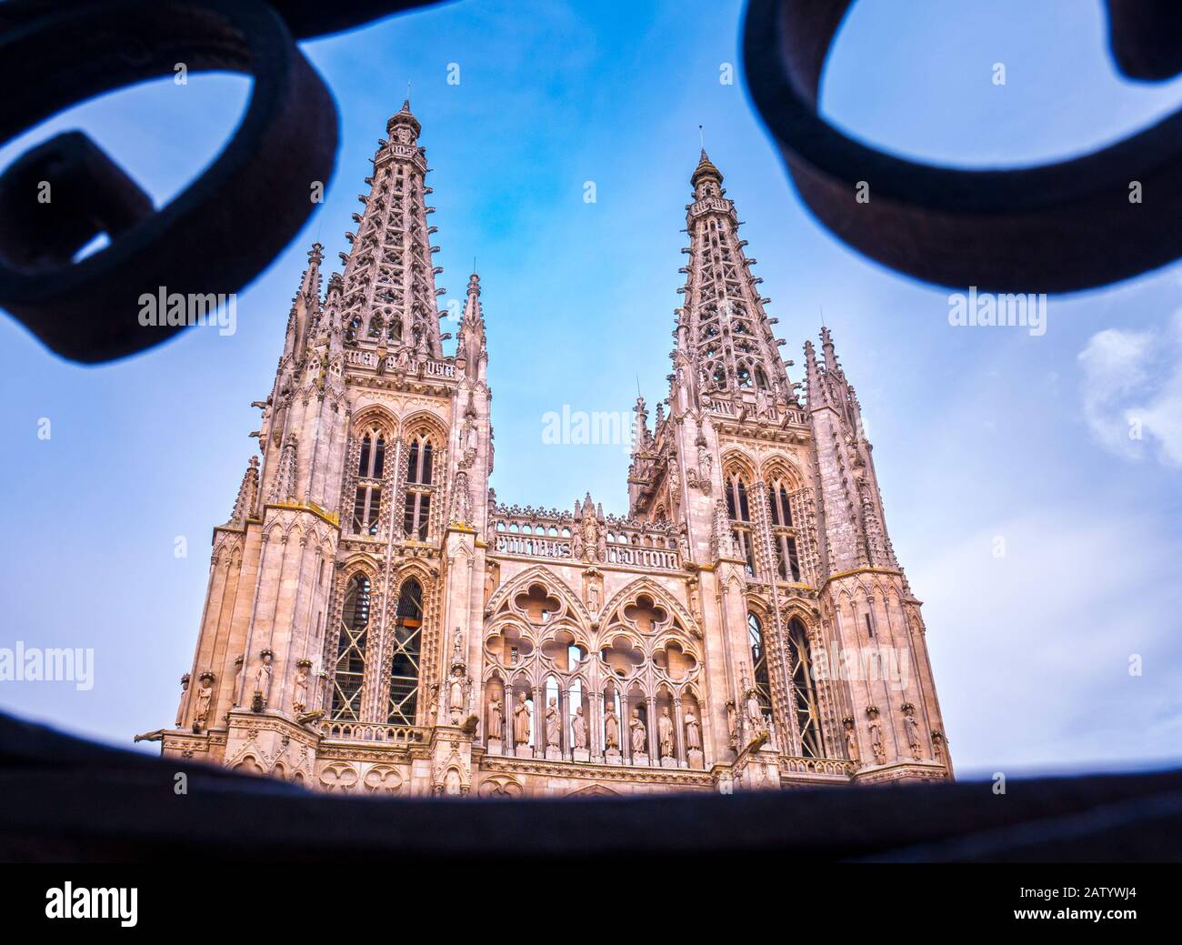 Catedral de Santa María. Burgos. Castilla León. España Stock Photo