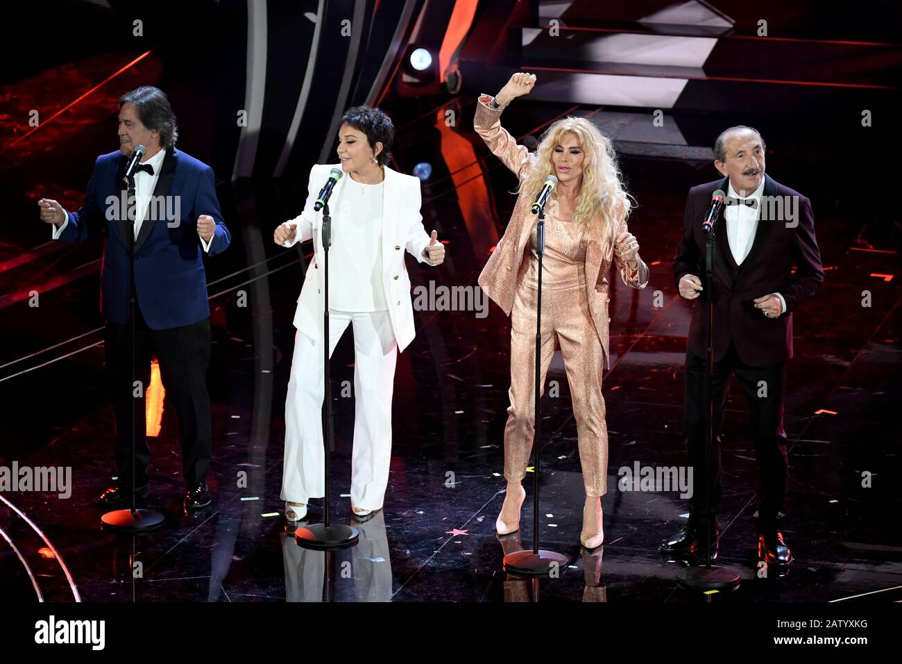Sanremo, 70th Italian song festival 2020. Second evening. The rich and ...