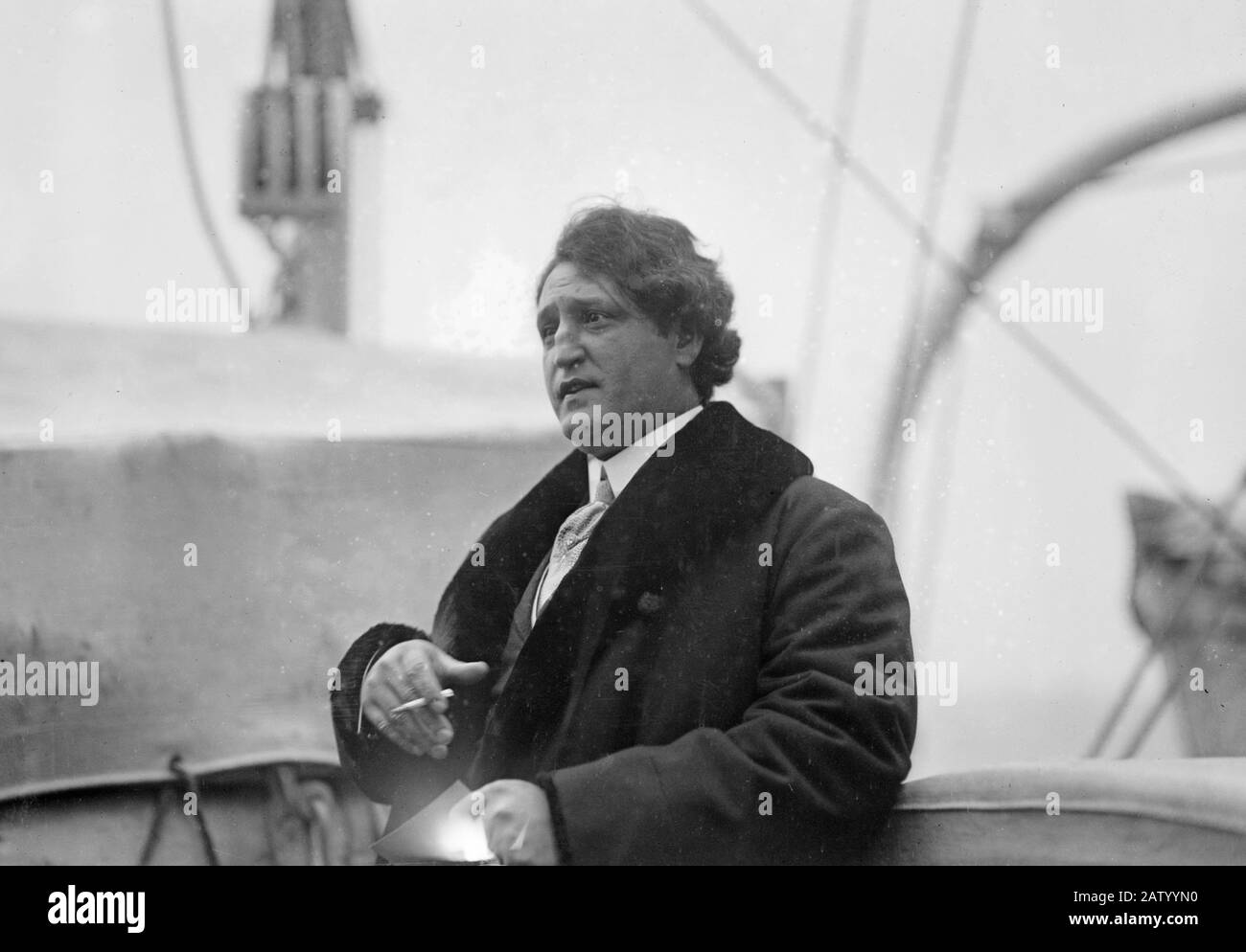 French-Algerian opera singer Dinh Gilly (1877-1940) ca. 1910-1915 Stock Photo