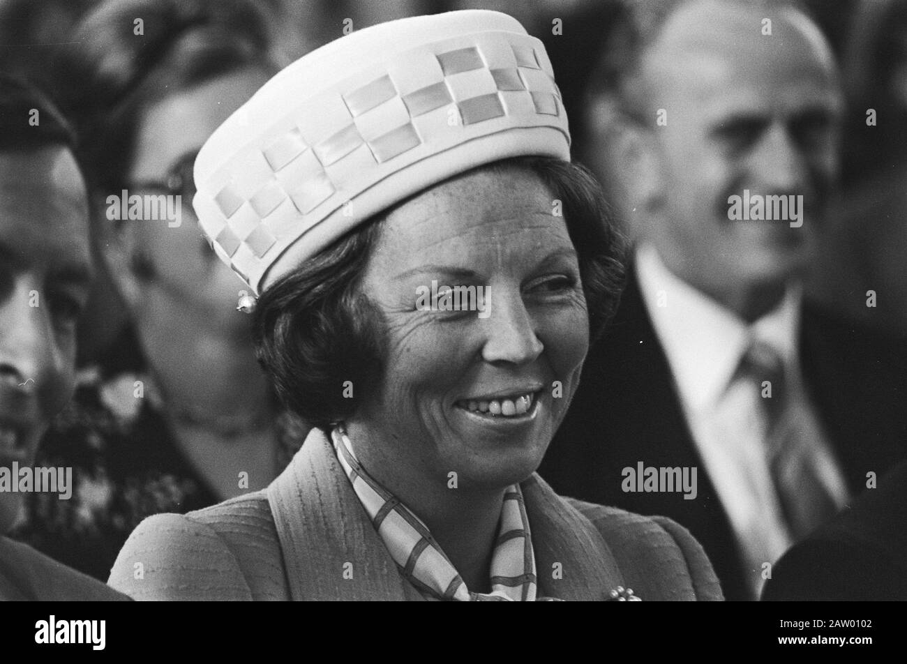 H. M. Queen Beatrix and Prince Claus attended celebration 75th anniversary Ver. the Preservation of Nature in Naarden at  Queen Beatrix Date: September 20, 1980 Location: Naarden, Noord-Holland Keywords: anniversaries, queens, portraits Person Name: Beatrix (Queen Netherlands) Stock Photo