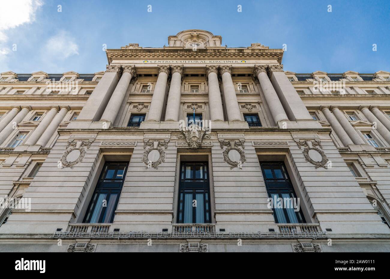 Kirchner cultural center, or Correo Central, freely open to public visits. Stock Photo