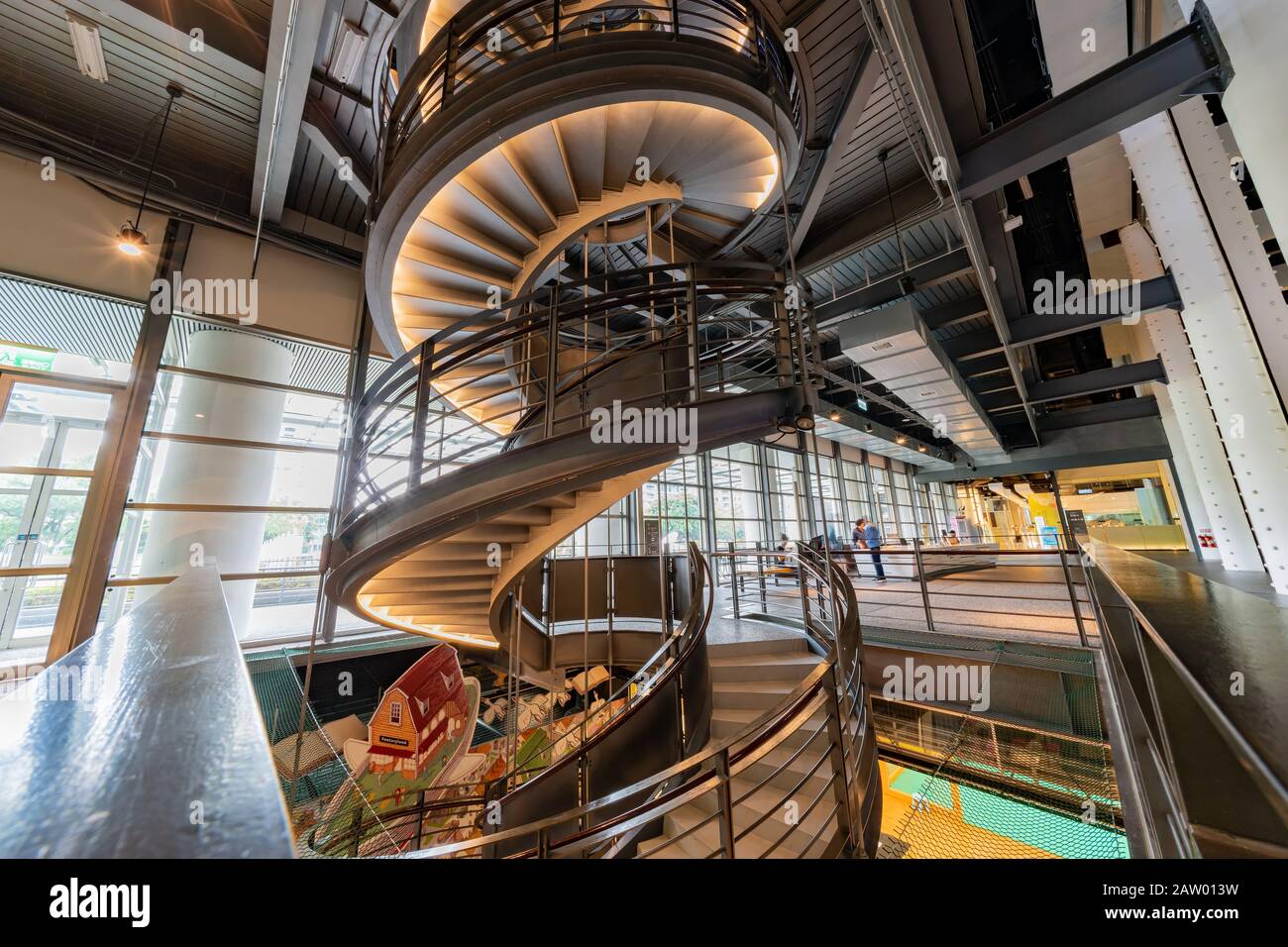 Taichung, NOV 3: Interior view of the National Taiwan Museum of Fine Arts on NOV 3, 2019 at Taichung, Taiwan Stock Photo - Alamy