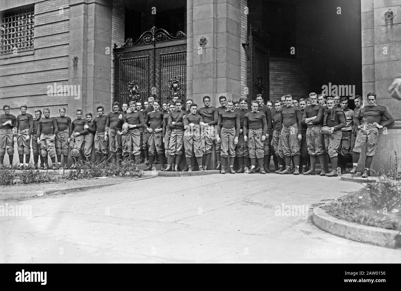 Yale football team ca. 19051913 Stock Photo Alamy