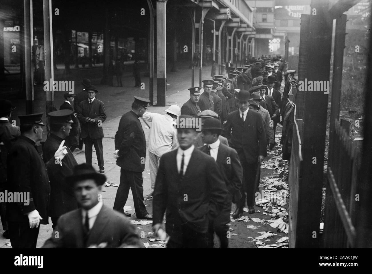 First Game 1913 World Series October 7, 1913 Stock Photo Alamy