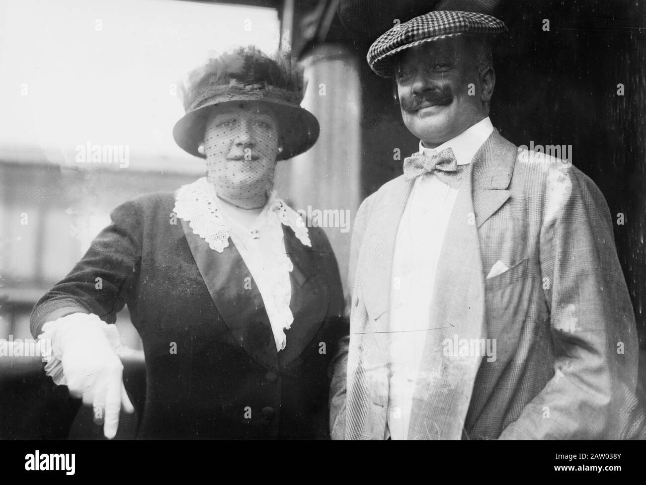 Engalitcheff and wife [between ca. 1910 and ca. 1915] Stock Photo - Alamy