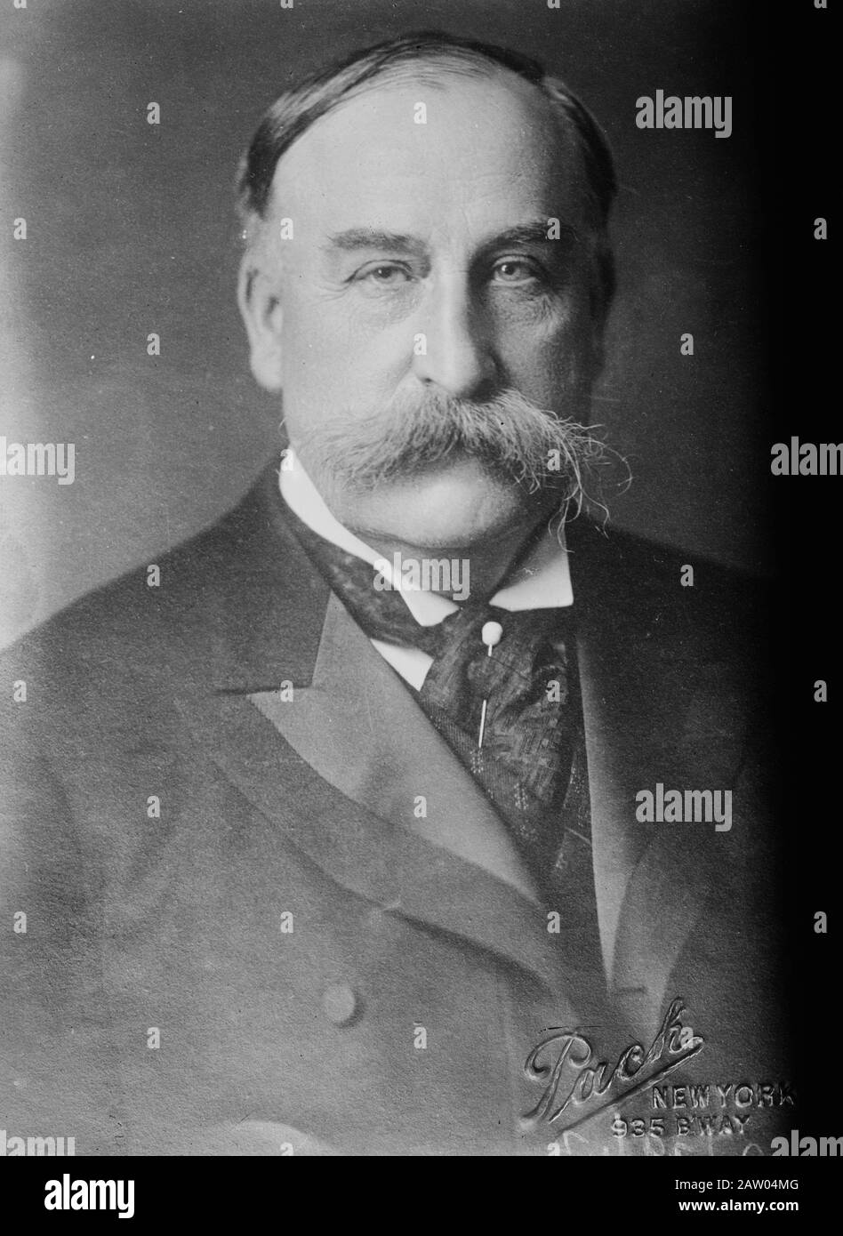 Lawyer and politician Edgar Montgomery Cullen (1843-1922) who served as the Chief Judge of the New York Court of Appeals from 1904 to 1913. Stock Photo
