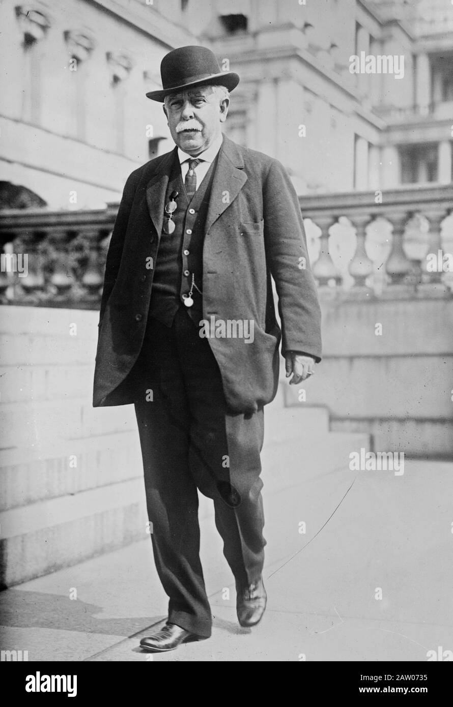 Reginald Del Valle, a lawyer and Special Commissioner to Mexico from the U.S. State Department in 1913 Stock Photo