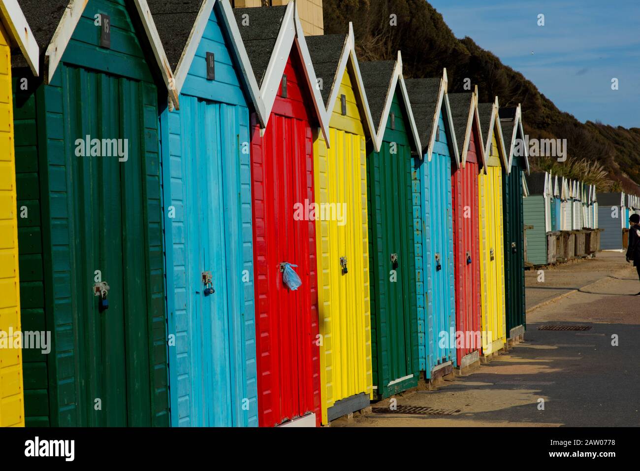 Beach Huts Stock Photo Alamy
