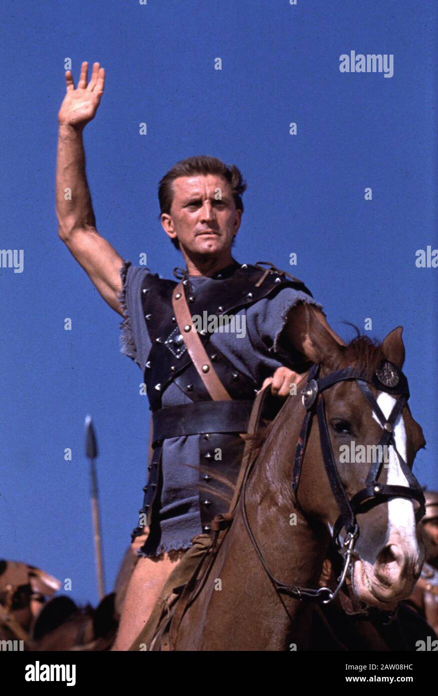 February 5, 2020: KIRK DOUGLAS (born Issur Danielovitch, December 9, 1916 - February 5, 2020) actor, producer, director author, and an icon of Hollywood's Golden Age, has died at 103. PICTURED: KIRK DOUGLAS in a scene from the 1960 film 'Spartacus'. (Credit Image: © Globe Photos/ZUMAPRESS.com) Stock Photo