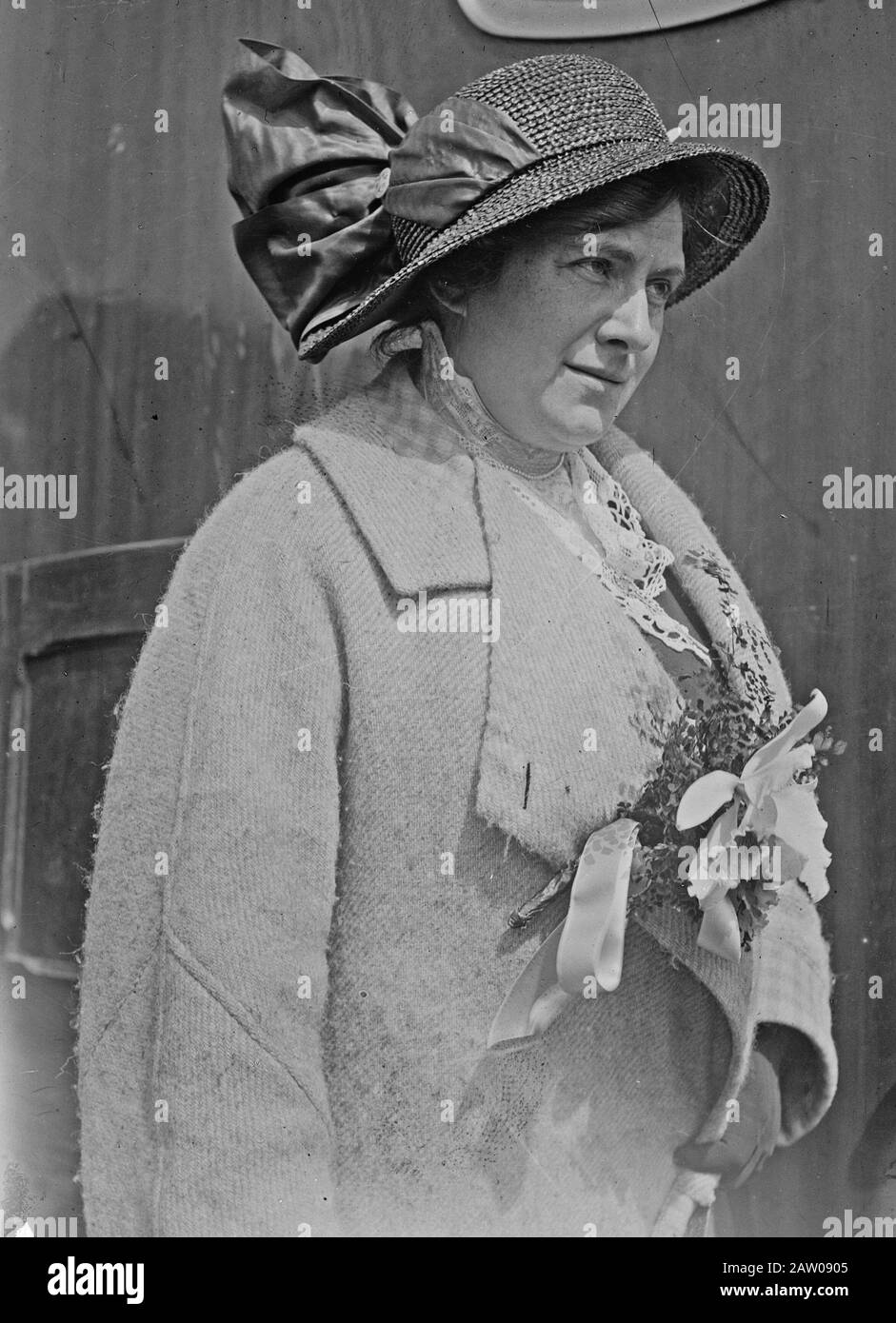 German mezzo-soprano singer Elena Gerhardt ca. 1913 Stock Photo