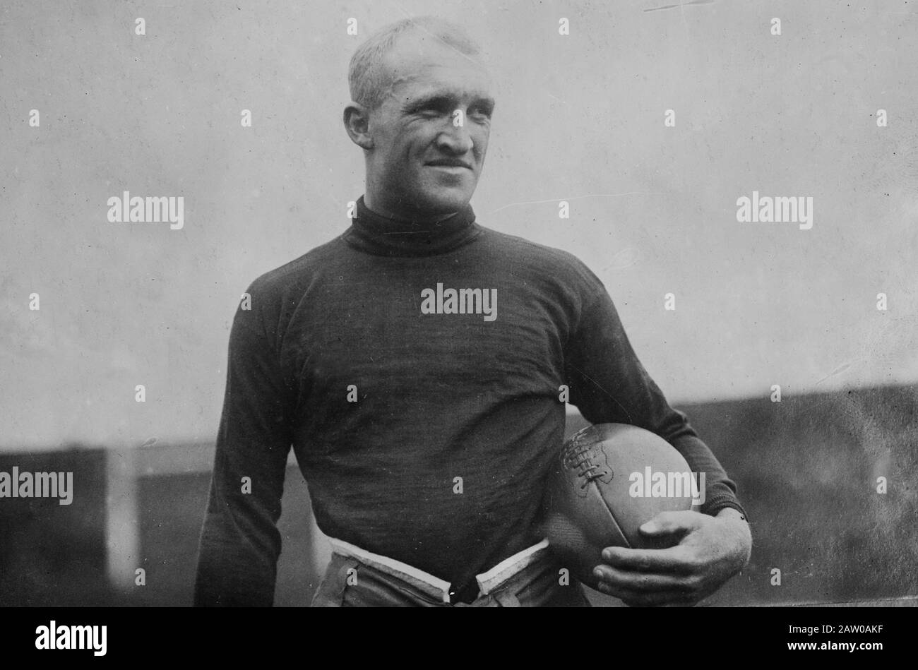 Robert Brinton Hill who played football for the University of Pennsylvania in 1911, 1912, and 1913 Stock Photo