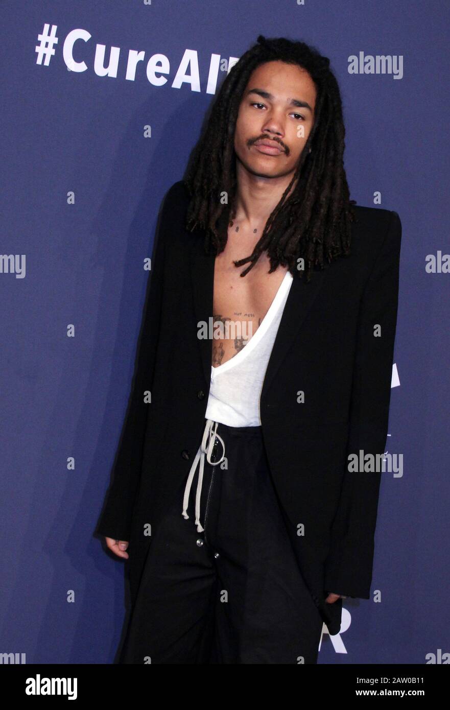 New York, NY, USA. 5th Feb, 2020. Luka Sabbat at the 22nd annual amfAR Gala Benefit for AIDS Research at Cipriani Wall Street in New York City on February 5, 2020. Credit: Erik Nielsen/Media Punch/Alamy Live News Stock Photo