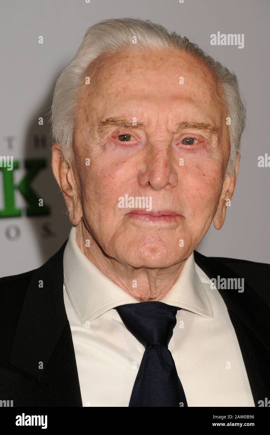 05 February 2020 - Kirk Douglas, Hollywood Icon and Spartacus Star, Dies at 103. Kirk Douglas, one of the first box office stars of the silver screen, has died. He was 103. The acting legend, who had been in good health since suffering a stroke in 1996, is survived by his wife of 65 years Anne Buydens, and his three sons: Michael, Joel, and Eric. File Photo: 24 January 2009 - Hollywood, CA - Kirk Douglas. 20th Annual Producers Guild Awards at The Hollywood Palladium. (Credit Image: © AdMedia via ZUMA Wire) Stock Photo