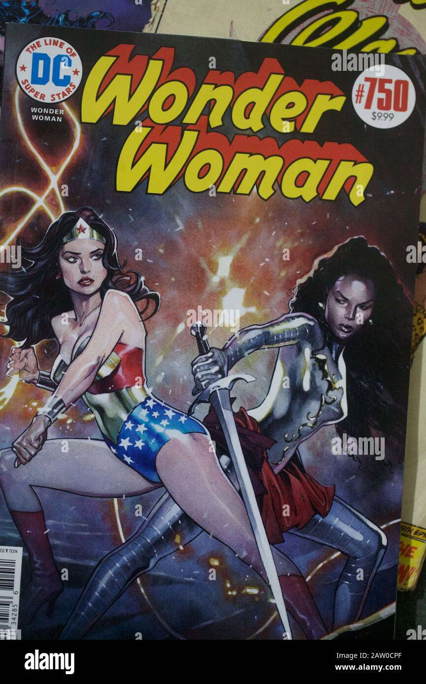 Wonder Woman DC comics. Stock Photo
