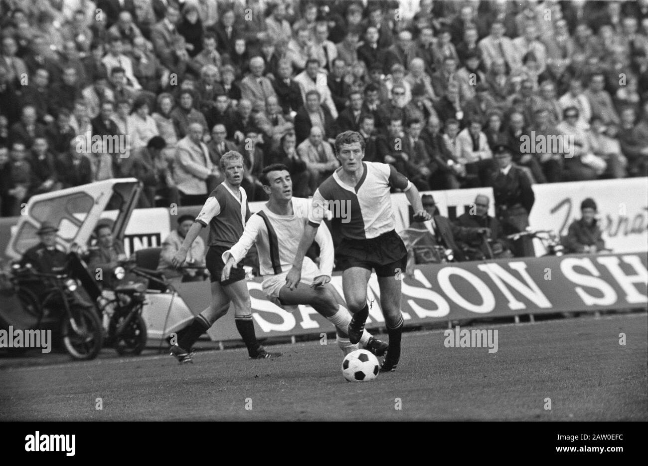 NEC v Feyenoord 0-2. Date: October 26, 1969 Keywords: sport, football Institution Name: Feyenoord Stock Photo